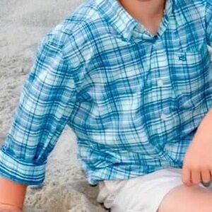 Southern Tide Boys Button Down - performance material